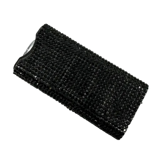 Black Rhinestone Stun Gun