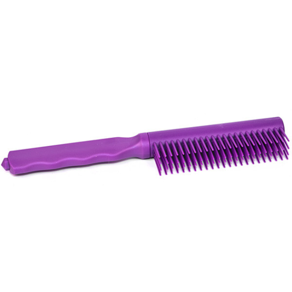 Concealed Knife in a Brush - Purple