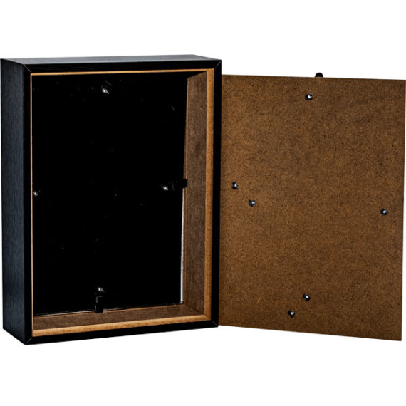 Opened Compartment of the Picture Frame Secret Safe