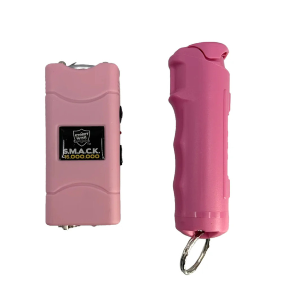 Pink Self Defense Keychain Set