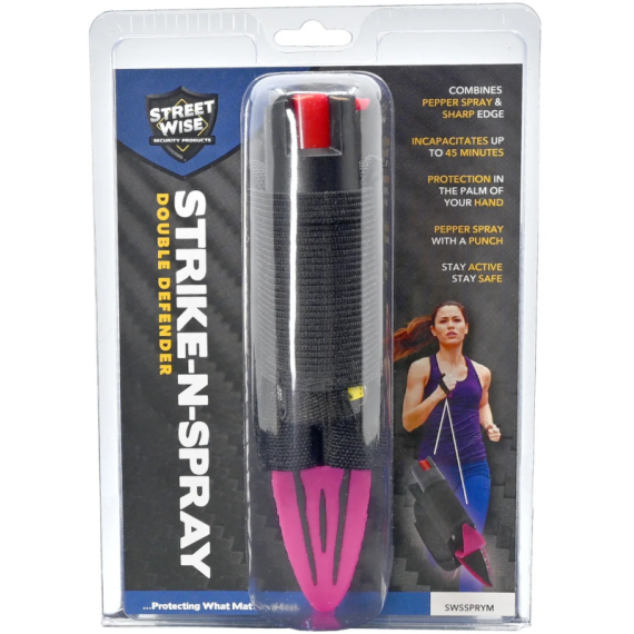 Packaging for the Magenta Strike-n-Spray