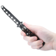 Butterfly Knife Trainer in Hand - Black