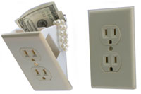 Wall Socket Hidden Safe